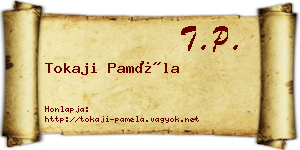 Tokaji Paméla névjegykártya